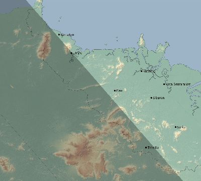 Map of the eclipse path across Malaysia on 09/18/2248