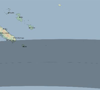 Map of the eclipse path across New Caledonia on 09/07/2249