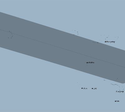 Map of the eclipse path across Marshall Islands on 05/07/2255