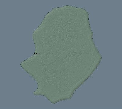 Map of the eclipse path across Niue on 10/31/2255