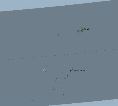 Map of the eclipse path across Tonga on 10/31/2255