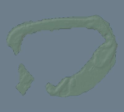 Map of the eclipse path across Pitcairn Islands on 04/16/2265