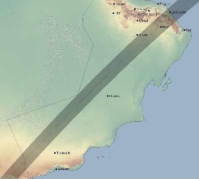 Map of the eclipse path across Oman on 04/06/2266