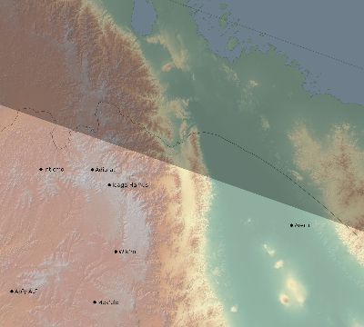Map of the eclipse path across Ethiopia on 05/17/2273