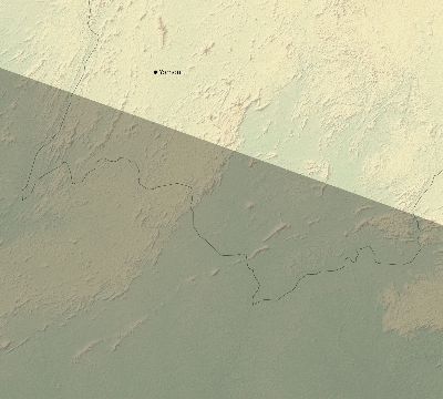 Map of the eclipse path across Guinea on 11/10/2273