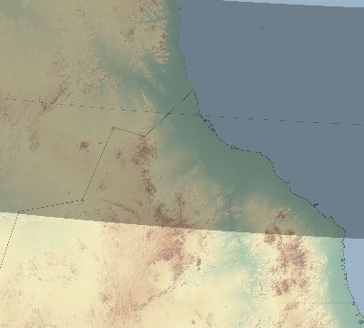Map of the eclipse path across Sudan on 10/30/2274