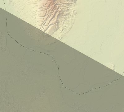 Map of the eclipse path across Tajikistan on 01/03/2280