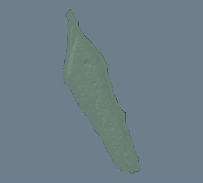 Map of the eclipse path across Kiribati on 06/27/2280