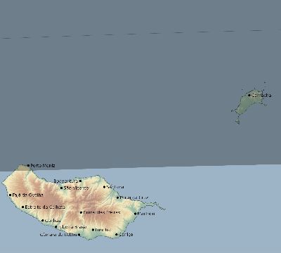 Map of the eclipse path across Portugal on 04/16/2284