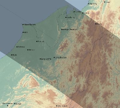 Map of the eclipse path across Malaysia on 07/29/2288