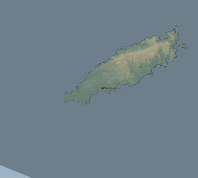Map of the eclipse path across Trinidad and Tobago on 05/28/2291