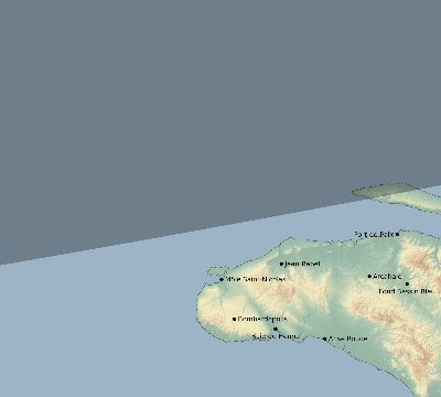 Map of the eclipse path across Haiti on 11/09/2292