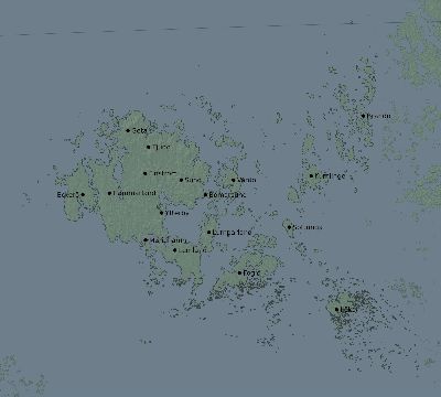 Map of the eclipse path across Åland Islands on 03/27/2294
