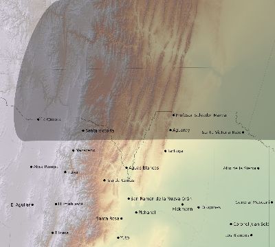 Map of the eclipse path across Argentina on 09/20/2294