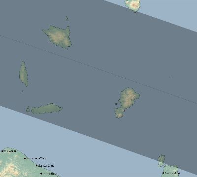 Map of the eclipse path across Philippines on 09/10/2295