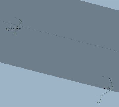 Map of the eclipse path across Tuvalu on 09/10/2295