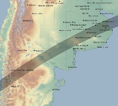 Map of the eclipse path across Argentina on 03/04/2296