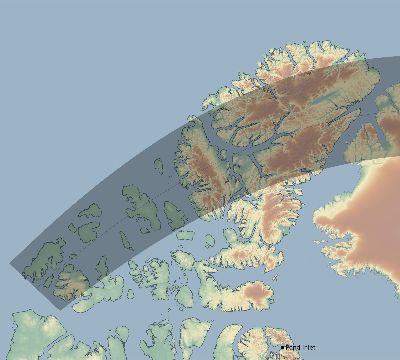 Map of the eclipse path across Canada on 08/29/2296