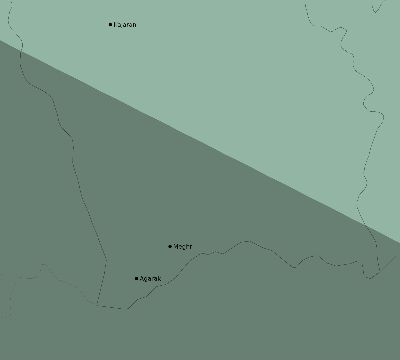 Map of the eclipse path across Armenia on 06/28/2299
