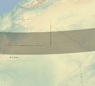Map of the eclipse path across Mauritania on 11/01/2301