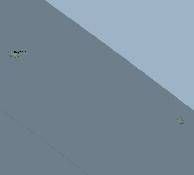 Map of the eclipse path across Cook Islands on 10/11/2303