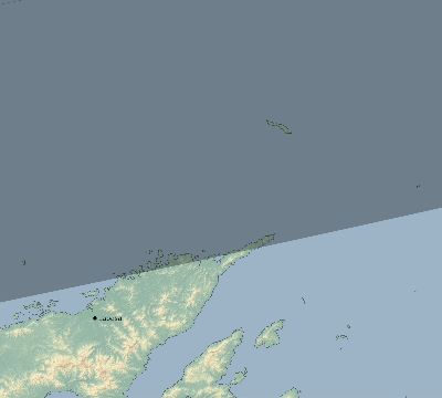 Map of the eclipse path across Fiji on 03/27/2313