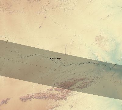 Map of the eclipse path across Zimbabwe on 01/14/2317