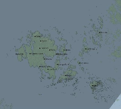 Map of the eclipse path across Åland Islands on 04/28/2321