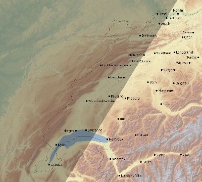 Map of the eclipse path across Switzerland on 04/28/2321