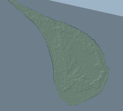 Map of the eclipse path across Mauritius on 10/22/2321