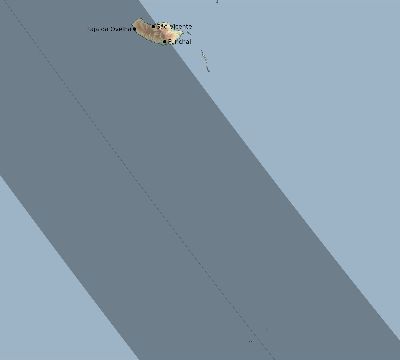 Map of the eclipse path across Portugal on 09/01/2323