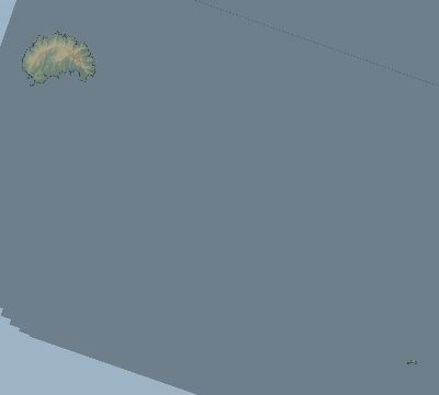 Map of the eclipse path across French Polynesia on 01/25/2335