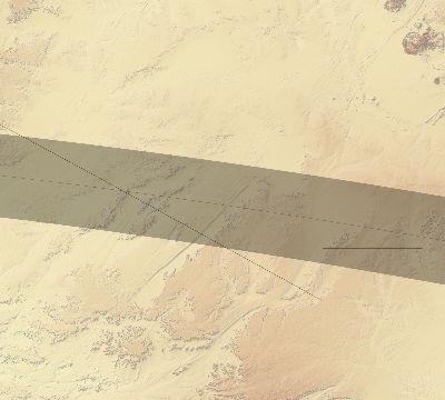 Map of the eclipse path across Libya on 05/20/2338