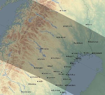 Map of the eclipse path across Sweden on 05/09/2339