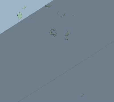 Map of the eclipse path across Fiji on 03/08/2342