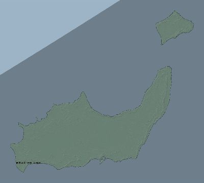 Map of the eclipse path across Bahamas on 02/25/2343