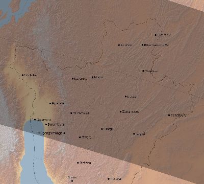 Map of the eclipse path across Burundi on 06/20/2346