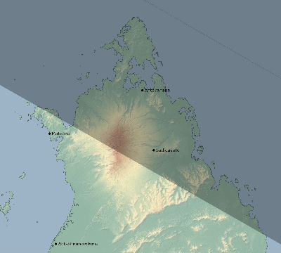 Map of the eclipse path across Madagascar on 06/20/2346