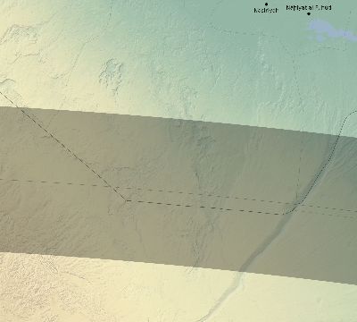 Map of the eclipse path across Iraq on 07/31/2353