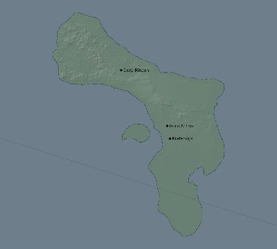Map of the eclipse path across Caribbean Netherlands on 05/30/2356