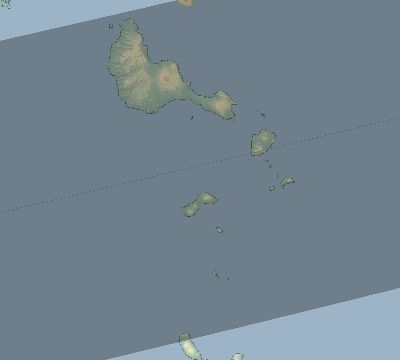 Map of the eclipse path across Vanuatu on 11/23/2356