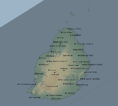 Map of the eclipse path across Mauritius on 03/18/2360