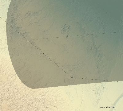 Map of the eclipse path across Saudi Arabia on 09/11/2360