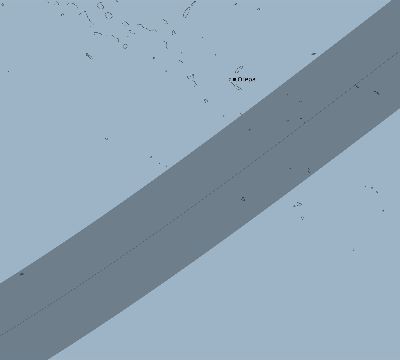 Map of the eclipse path across French Polynesia on 01/05/2364