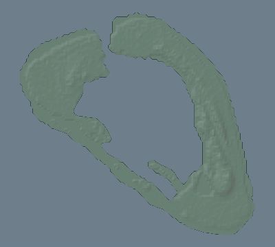 Map of the eclipse path across French Polynesia on 04/18/2368