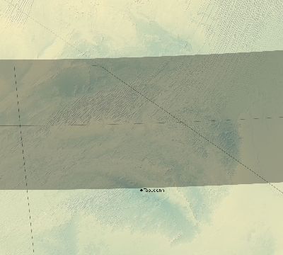 Map of the eclipse path across Mali on 10/12/2368