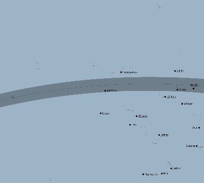 Map of the eclipse path across Marshall Islands on 06/11/2374