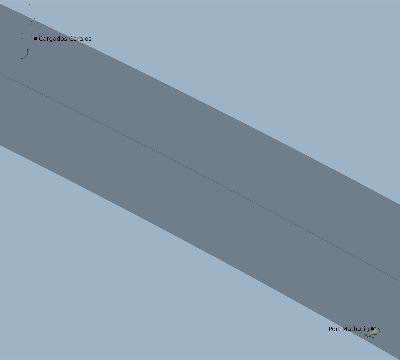 Map of the eclipse path across Mauritius on 11/24/2375