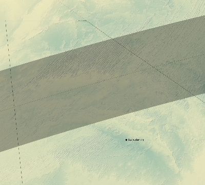 Map of the eclipse path across Mali on 03/29/2378