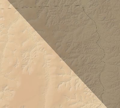 Map of the eclipse path across Angola on 09/22/2378